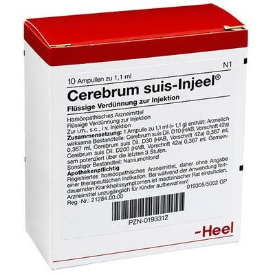 Cerebrum Suis Injeel Ampullen 10 St Image