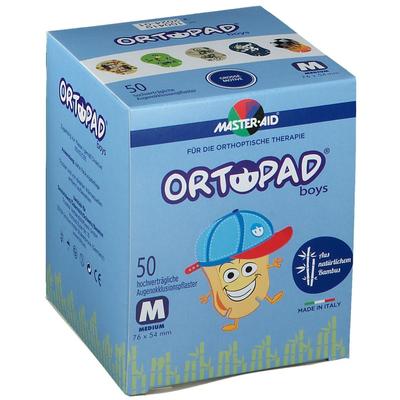 Ortopad for boys medium Augenokklusionspflaster 50 St Pflaster Image
