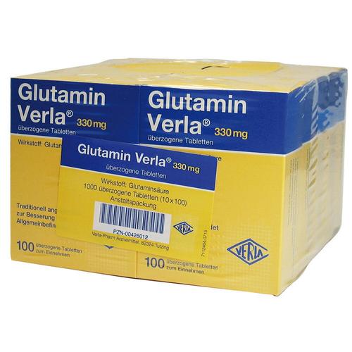 Glutamin Verla überzogene Tabletten 1000 St Überzogene