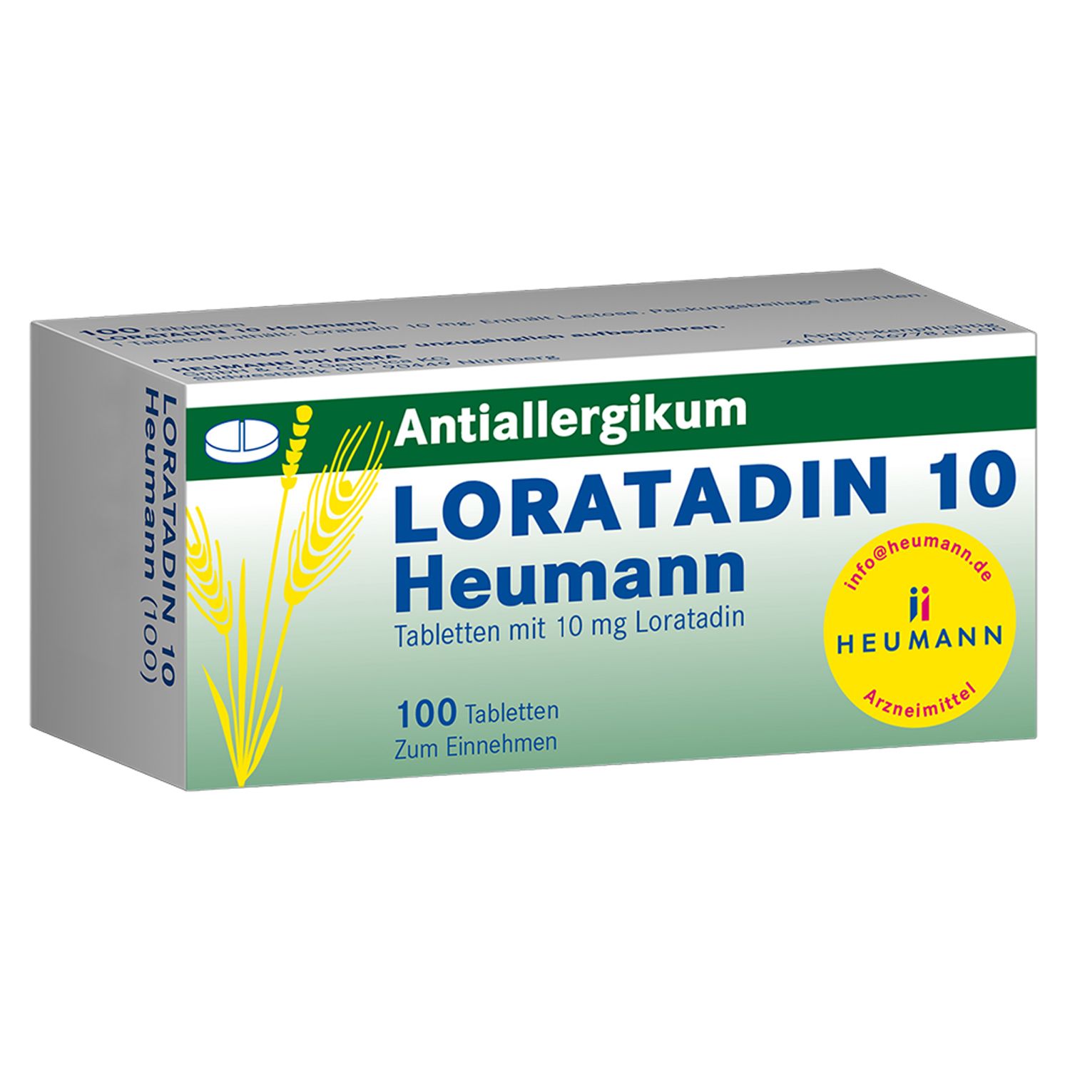 Loratadin 10 Heumann Tabletten 100 St Image
