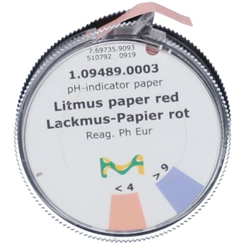 Lackmuspapier rot Rolle 1 St Test