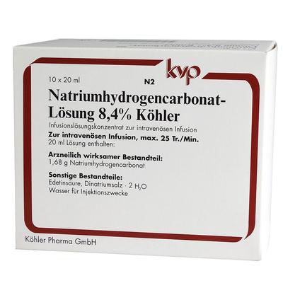 NATRIUMHYDROGENCARBONAT-Lösung 8,4% Köhler 10x20 ml Infusionslösung Image