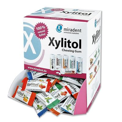 Miradent Xylitol Chewing Gum Schüttverp.sort. 200 St Kaugummi Image