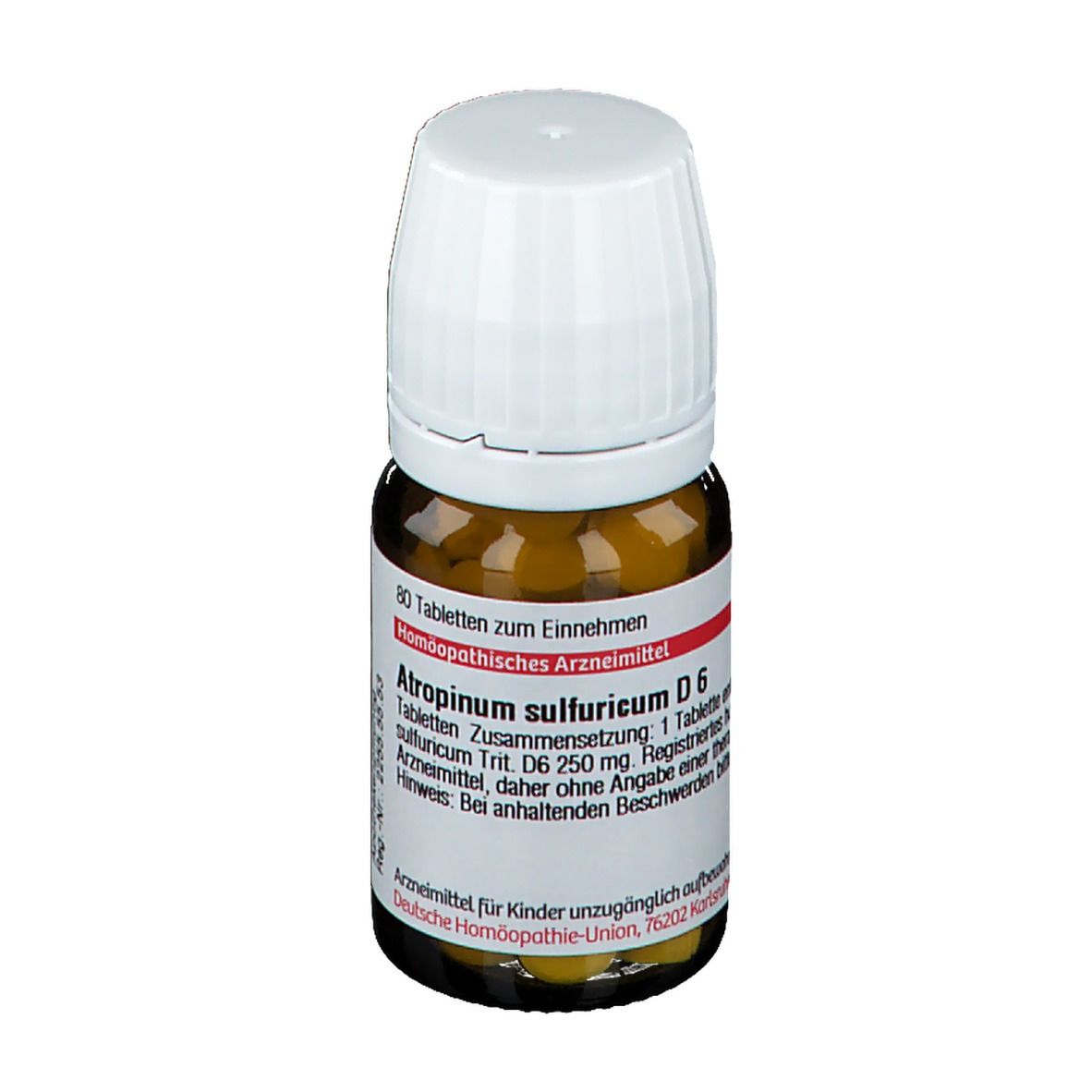 Atropinum Sulfuricum D 6 Tabletten 80 St Image