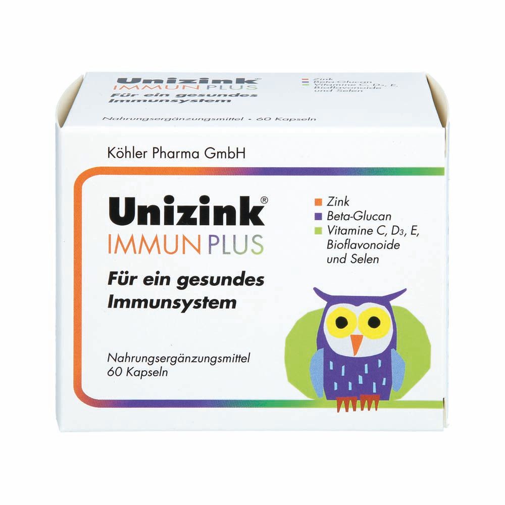 Unizink Immun Plus Kapseln 1x60 St Image