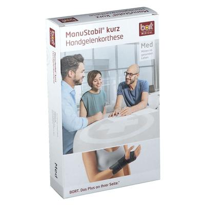 Bort ManuStabil kurz rechts M schwarz 1 St Bandage(s) Image