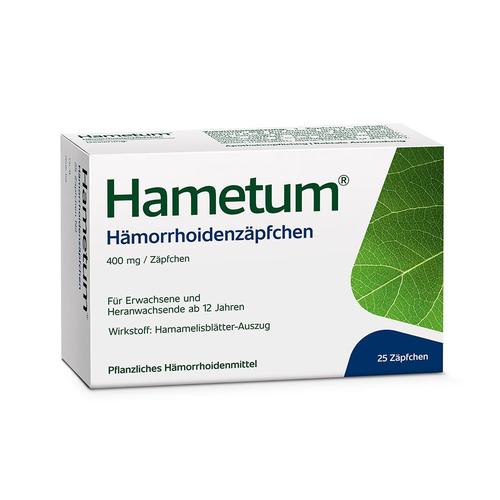 Hametum Hämorrhoiden Zäpfchen 25 St Suppositorien