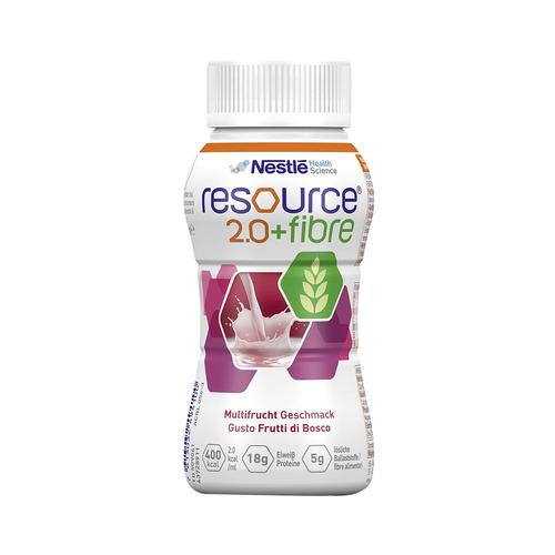 Resource 2.0 fibre Multifrucht 4x200 ml Flüssigkeit