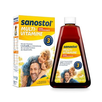 Sanostol ohne Zuckerzusatz Saft 460 ml Image