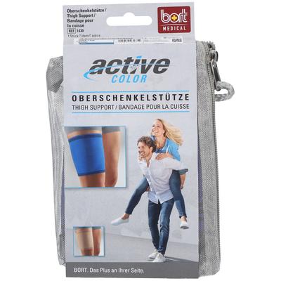Bort ActiveColor Oberschenkelstütze L blau 1 St Bandage(s) Image