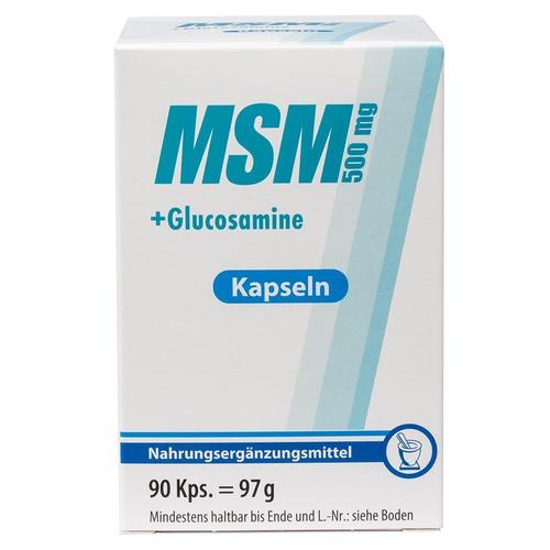 MSM 500 mg+Glucosamine Kapseln 90 St