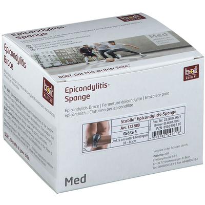 Bort Stabilo Epicondylitis Spange Gr.5 grau 1 St Bandage(s) Image