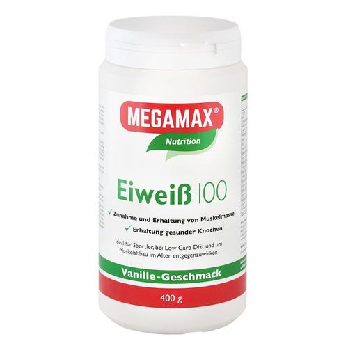 Eiweiss 100 Vanille Megamax Pulver 400 g