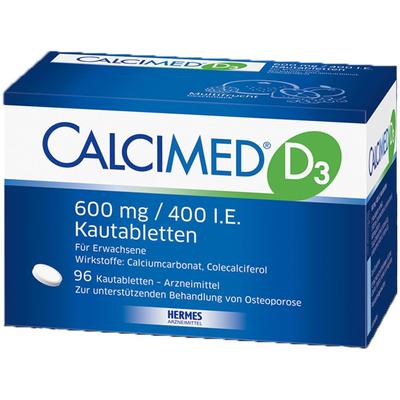 Calcimed D3 600 mg/400 I.e. Kautabletten 96 St Image