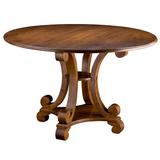 MacKenzie-Dow Toscana Manor Cherry Solid Wood Dining Table Wood in Brown/Red | 30.25 H x 48 W x 48 D in | Wayfair 4-1293