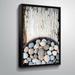 Highland Dunes 'Rustic Beach Stones' Photographic Print on Canvas in Gray/White | 24 H x 16 W x 2 D in | Wayfair 0BCD8CF72F954EA4815F041D6CF55672