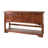 MacKenzie-Dow Yesterday River 72" Wide Cherry Wood Buffet Table Wood in Brown | 40 H x 72 W x 20 D in | Wayfair 6-1300_Natural