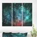 East Urban Home 'Bubbles Underwater' Graphic Art Print Multi-Piece Image on Wrapped Canvas in Blue | 28 H x 36 W x 1 D in | Wayfair