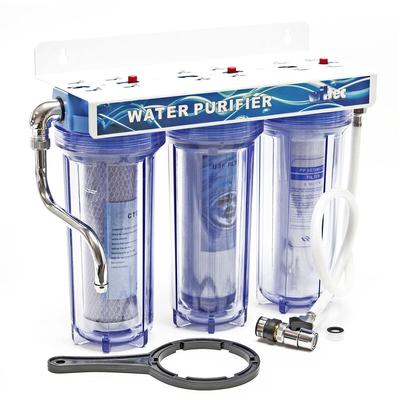 NW-PR103 Filtre à eau à 3 Étapes Filtration Bactéries 1/2″ 20mm Purification Pesticide - Naturewater
