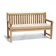 Jati York Garden Bench A Grade Teak 1.5m (5ft) FULLY ASSEMBLED Outdoor Bench with Natural Cushion Brand, Quality & Value