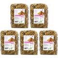 PINK SUN Organic Walnut Halves 5kg (1kg x 5) Raw Natural Nuts Walnuts Unsalted Whole Foods With Skins On Kernels Unpasteurised Unroasted Gluten Free Vegetarian Vegan Bio Bulk Buy