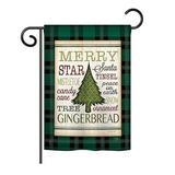 Breeze Decor Oh Christmas Tree Winter Seasonal Impressions 2-Sided 19 x 13 in. Garden Flag, Polyester in Green | 18.5 H x 13 W in | Wayfair