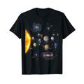 Solar System T-Shirt – Awesome Geschenk TShirt für Space Geeks