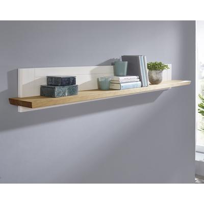 3S Frankenmöbel »Country« Massivholz Wandboard weiss WZ-0133 / B 161 x H 20 x T 20 cm