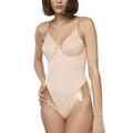 Maison Lejaby 5552-145 Women's New Nuage Pur Nude Underwired Bodysuit One Piece Body 34E