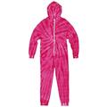 Colortone Unisex Adults Full Zip Tonal Spider Tie Dye Onesie (2XL) (Spider Pink)
