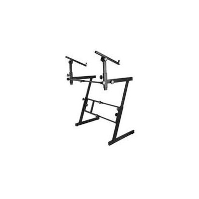 On-Stage Stands Folding Heavy-Duty Dual-Tier Z Stand