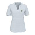 Women's Silver Colorado State Rams Strata Textured Henley Shirt