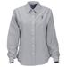 Women's Gray Cal State Fullerton Titans Velocity Oxford Plus Size Button-Up Long Sleeve Shirt