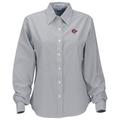 Women's Gray San Diego State Aztecs Velocity Oxford Plus Size Button-Up Long Sleeve Shirt