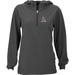 Women's Charcoal Ball State Cardinals Pullover Stretch Anorak Jacket