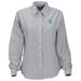 Women's Gray Eastern Michigan Eagles Velocity Oxford Plus Size Button-Up Long Sleeve Shirt