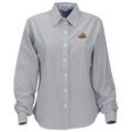Women's Gray Morgan State Bears Velocity Oxford Plus Size Button-Up Long Sleeve Shirt