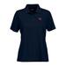 Women's Navy Dayton Flyers Vansport Omega Plus Size Tech Polo