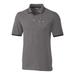 Men's Cutter & Buck Gray Utah State Aggies Vault Advantage Tipped Logo Polo