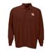 Men's Red Houston Cougars Vansport Omega Long Sleeve Solid Mesh Tech Polo