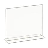 Econoco Bottom Load Counter Top Sign Holder Acrylic | 6 H x 7 W x 1 D in | Wayfair HP/CT57H