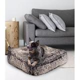 Bessie and Barnie Sicilian Rectangle Dog Pillow Metal in Gray | 6 H x 32 W x 26 D in | Wayfair RECT-FW-MD