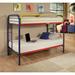 Zoomie Kids Crediton Twin Bunk Bed by ZoomieKids Metal | 60 H x 41 W x 78 D in | Wayfair E5ABF7A0C4344FDEAAF241F37003F6F6