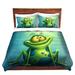 Zoomie Kids Fordingbridge Tooshtoosh The Frog II Microfiber Duvet Covers Microfiber in Blue/Green | King | Wayfair AA4D5A2E03384D2F927011D667AC46FD