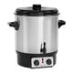 Royal Catering Mulled Wine Warmer Warming Pot RCMW-27S (27 L, 2.000 W, Drain tap, Timer 0–120 min, Stainless Steel, Plastic)