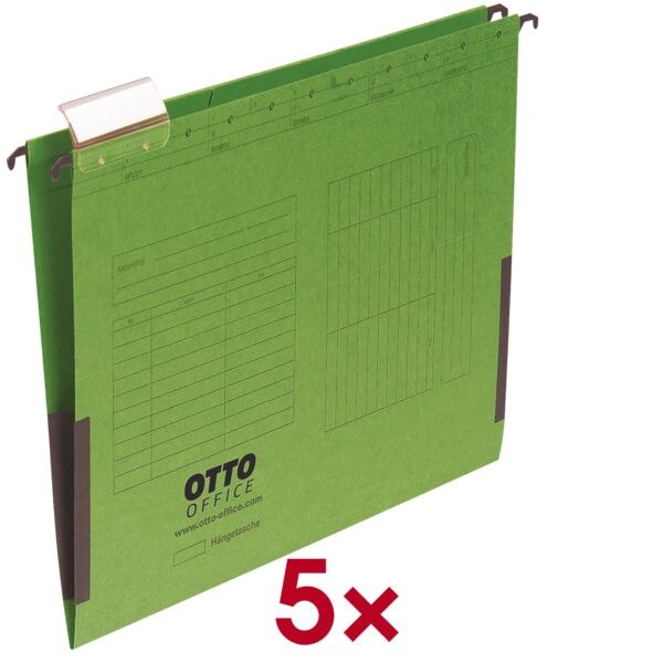 OTTO Office Budget 5er-Pack Hängetaschen grün, 31.8x24 cm Image