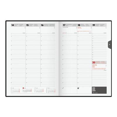 Brunnen Buchkalender 2026, 17.5x24.9x1.6 cm