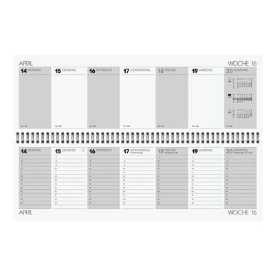 Glocken Querkalender 2026 (grau)