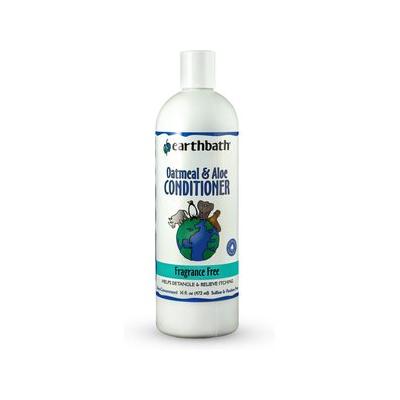 Earthbath Oatmeal & Aloe Fragrance Free Dog & Cat Conditioner, 16-oz bottle