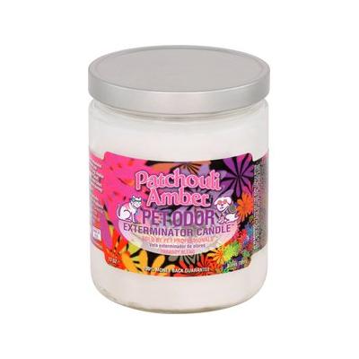 Pet Odor Exterminator Patchouli Amber Deodorizing Candle, 13-oz jar